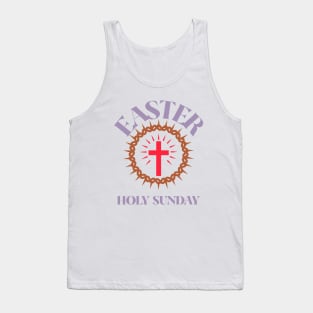 Easter Sunday Cross Christian Christianity Jesus Faith Love Tank Top